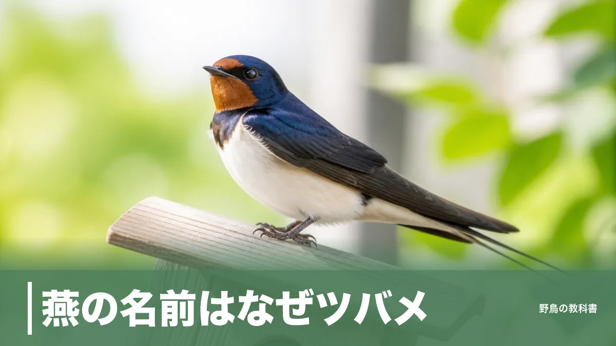 燕の名前はなぜツバメ？古名「ツバクラメ」の語源と日本にいる5種の呼び分けのアイキャッチ画像