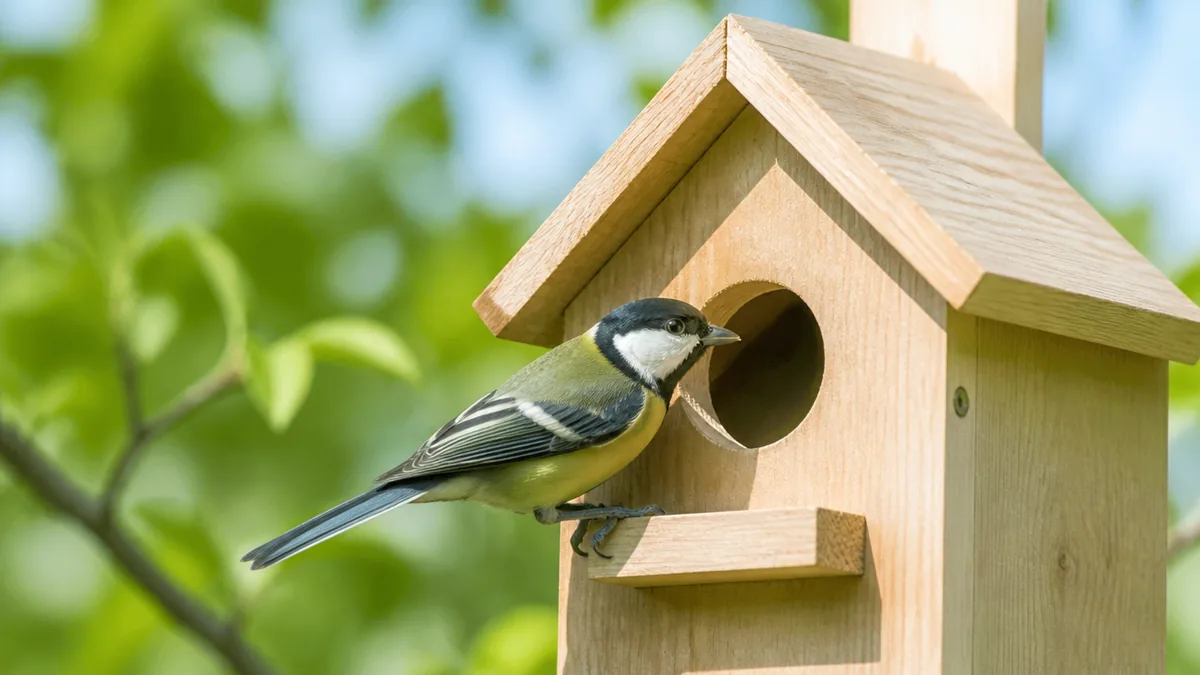 巣箱に鳥が入るかどうかは、穴の直径でほぼ決まるの解説画像