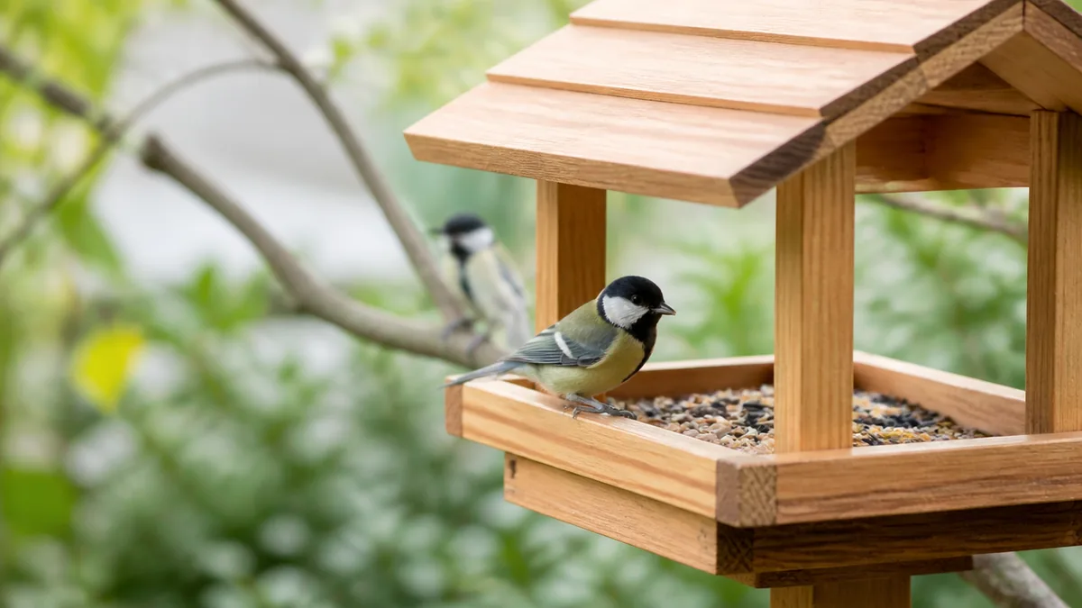 野鳥の餌台を置く前に、知っておきたい3つの前提の解説画像