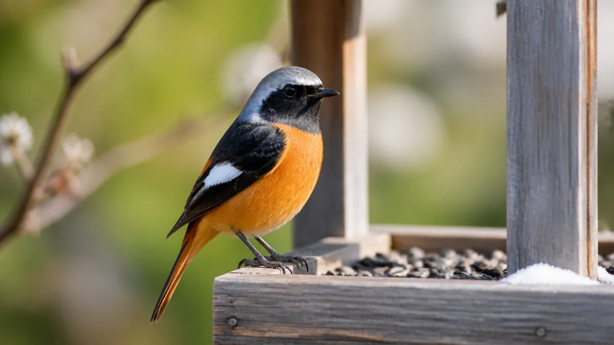 庭に来る冬鳥は6種から覚える｜10月に来て桜前に消えるオレンジの鳥の見分け方のアイキャッチ画像