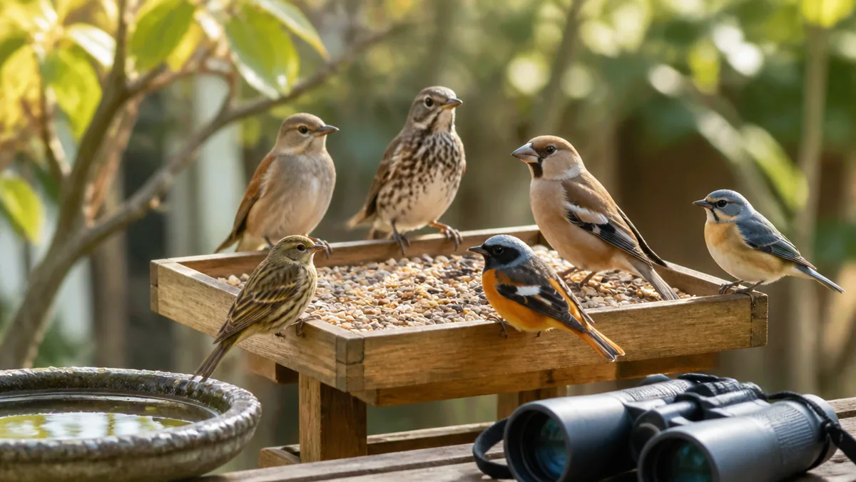 庭に来る冬鳥は、まず6種だけ覚えれば足りるの解説画像
