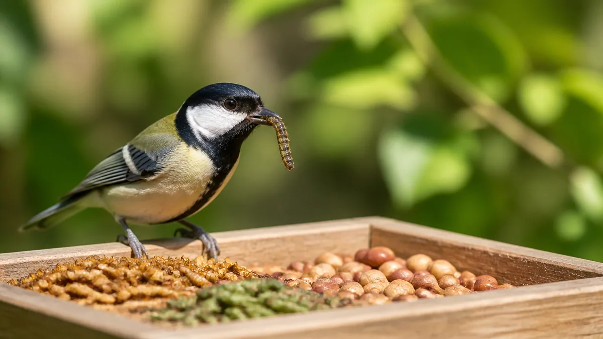 シジュウカラの食べ物は虫が主役|雑食なのに「昆虫食の鳥」と呼ばれるわけの解説画像