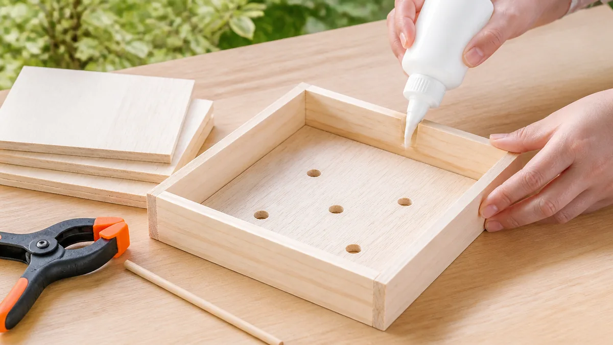 切って、貼って、穴を開ける|30分の組み立て手順の解説画像