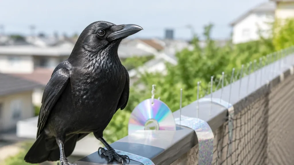 カラスが嫌がるものは4種類｜CDが数日で効かなくなる理由と、羽に触れる対策が続くわけのアイキャッチ画像