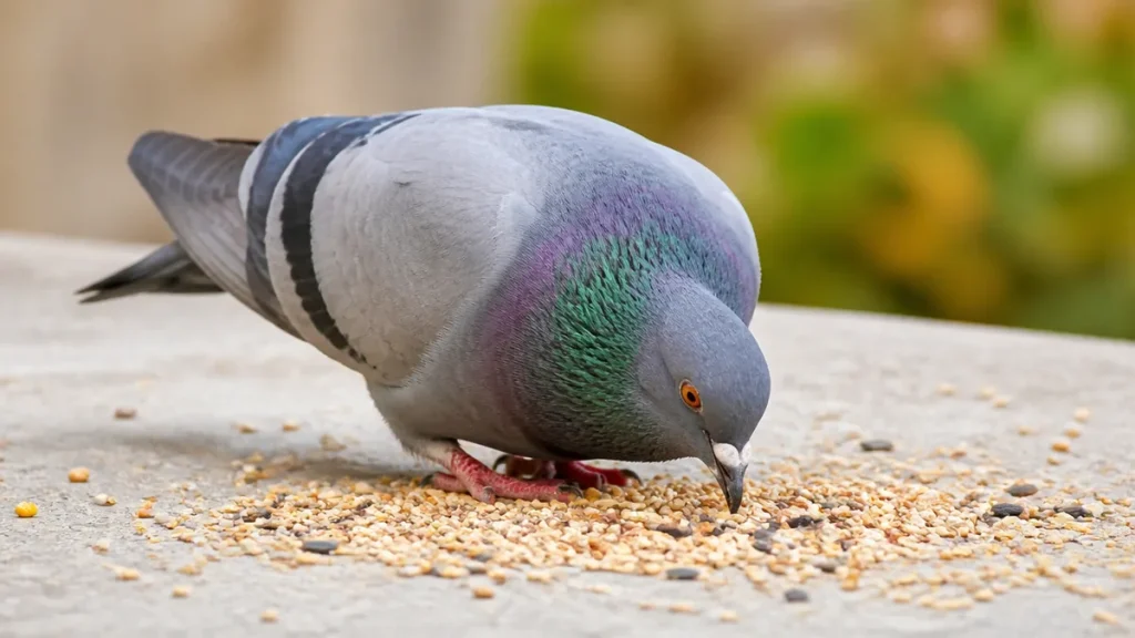鳩エサは本来ほぼ穀物と種子｜街のドバトが人の食べ物に変わった理由と50万円以下の罰金のアイキャッチ画像