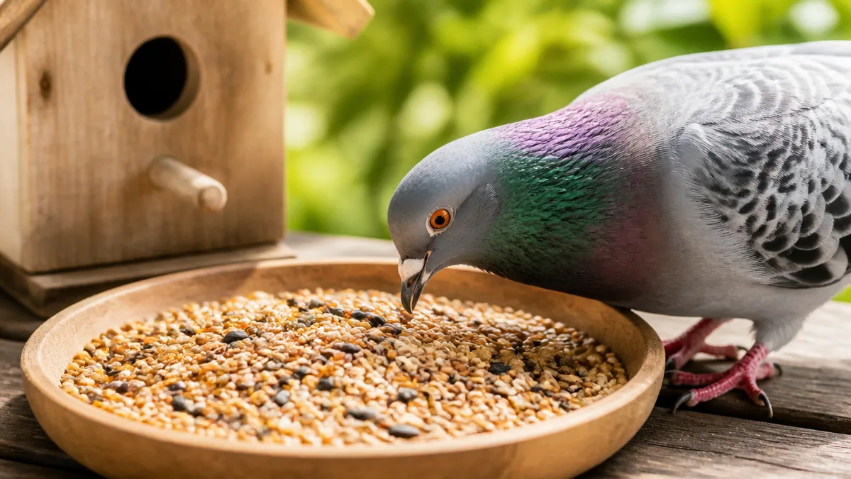 鳩エサの正体は穀物と種子|街の鳩が本当に食べているものの解説画像