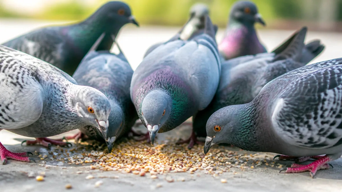 餌をやると鳩はどこまで増えるのかの解説画像
