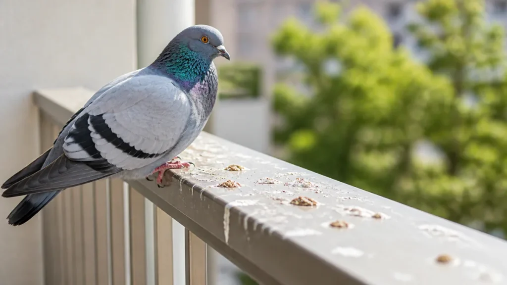 鳩糞は乾く前が勝負｜箒で掃くと危ない理由と、5ステップの安全な掃除手順のアイキャッチ画像