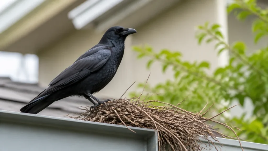 害鳥駆除は巣ができる前の3月が分かれ目｜卵とヒナがある巣は外せない理由のアイキャッチ画像