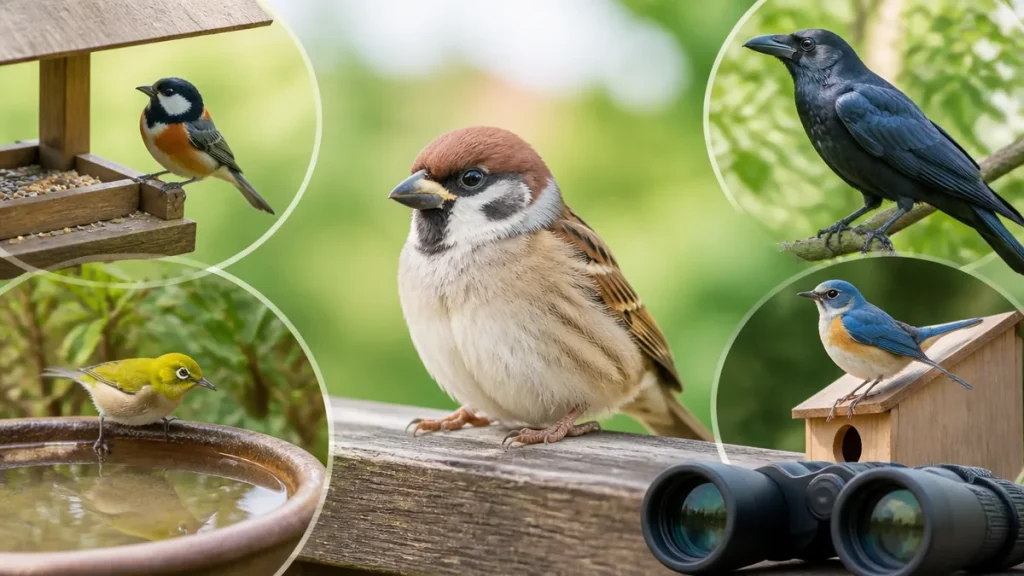 鳥の種類一覧は科で覚えると早い｜日本の677種から身近な5種を見分ける早見表のアイキャッチ画像