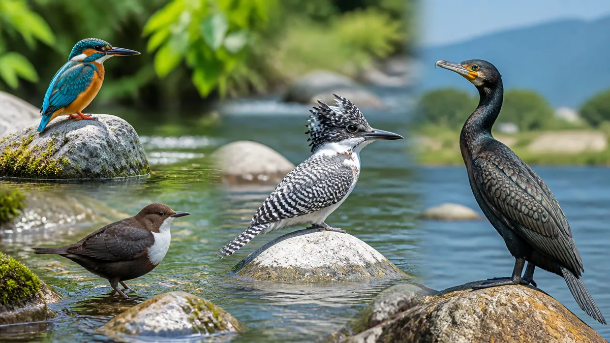 上流・中流・下流で、会える鳥は静かに入れ替わるの解説画像