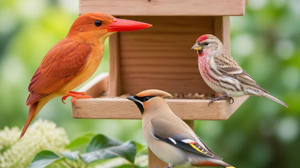 赤い鳥と呼ばれる野鳥は、1種類の鳥のことではありませんの解説画像
