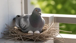 鳩卵駆除は無許可だと違法｜1年以下の懲役と、産卵前の3〜4日で決まる対処法のアイキャッチ画像
