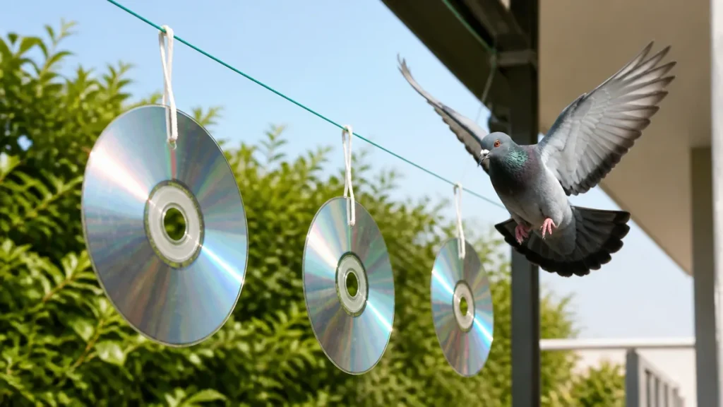 鳥よけCDは数日で効かなくなる｜3枚を2〜3m間隔で吊るす正しい使い方と限界のアイキャッチ画像