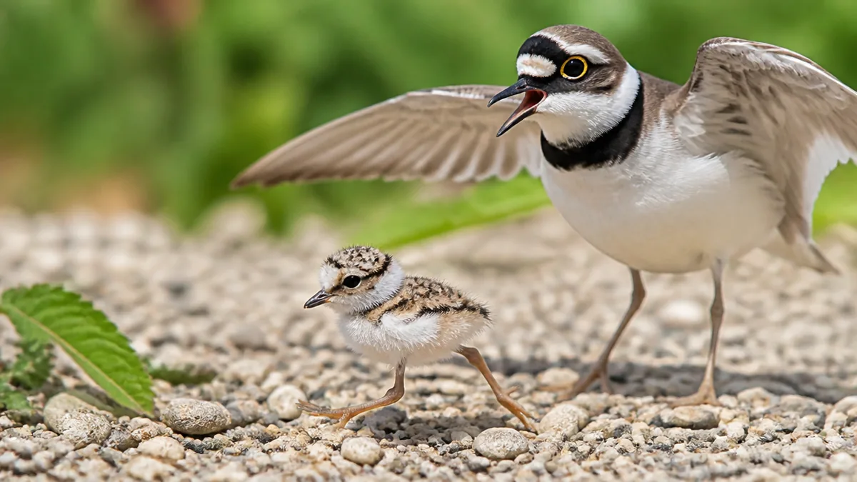 親鳥が鳴き出したら、それは「離れて」の合図の解説画像