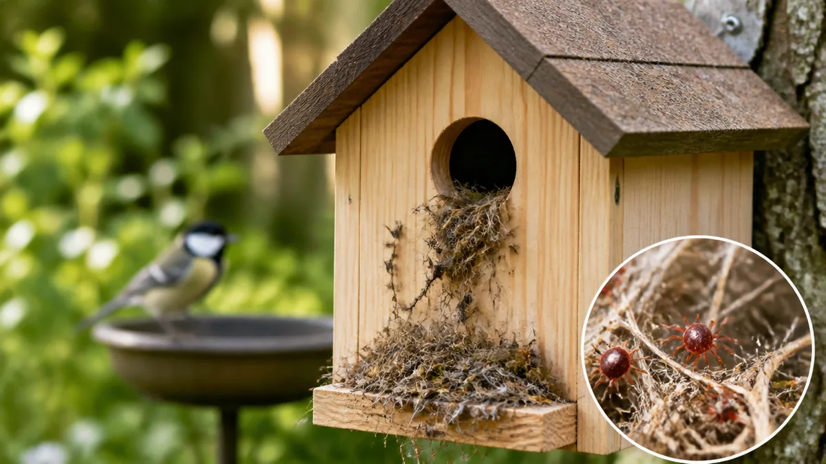 鳥ダニとは何者？刺してくる正体は家の外にある巣にいるの解説画像