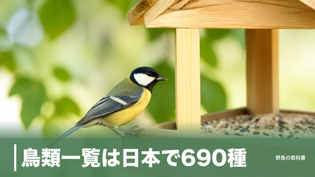 鳥類一覧は日本で690種｜24目83科を目→科の順にたどる見分け方の地図のアイキャッチ画像