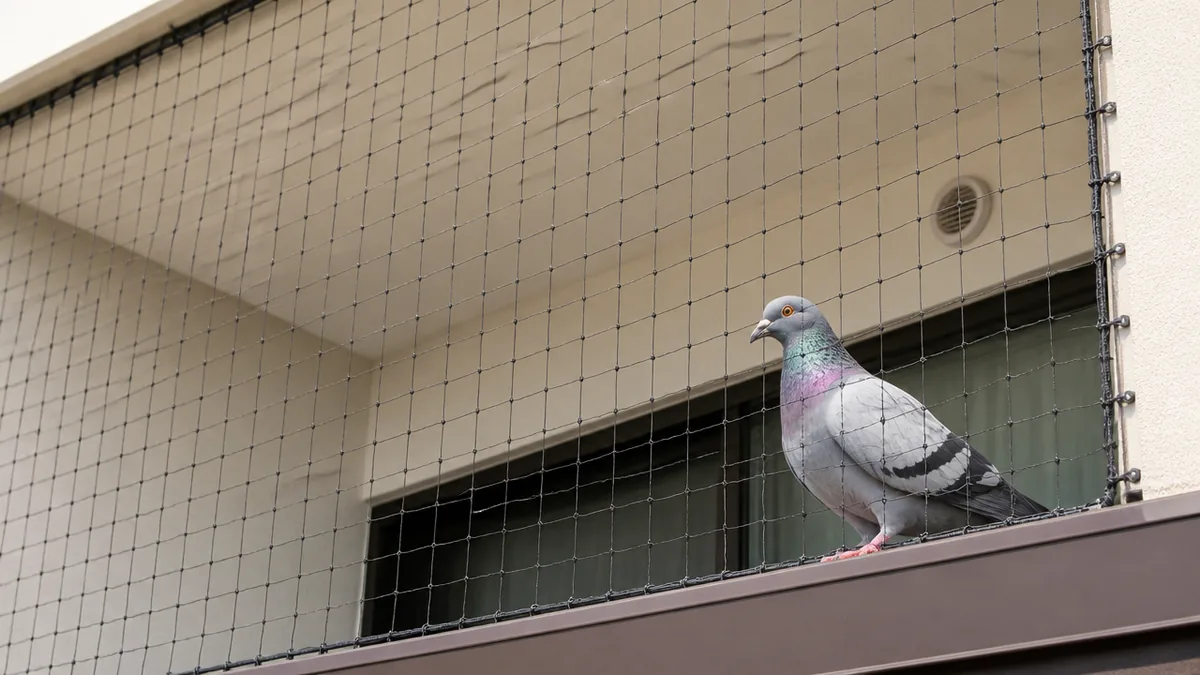 侵入口をふさぐ|防鳥ネットが最も確実とされる理由の解説画像