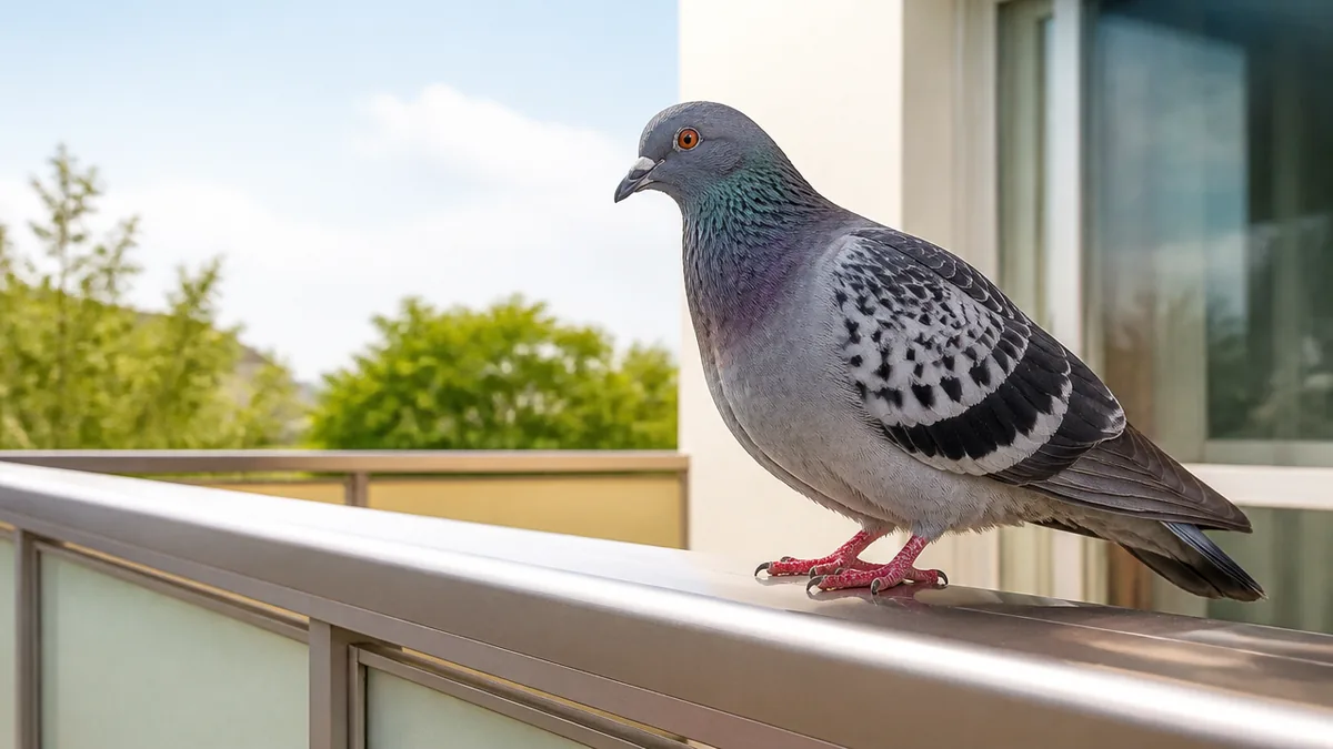 ベランダに鳩が来るのは偶然じゃない|手すりに留まる3つの理由の解説画像